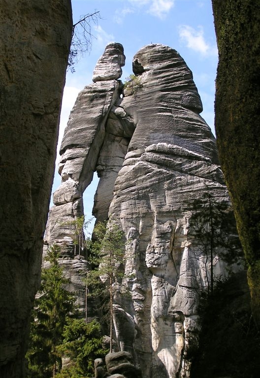 Adršpašské skaly - Milenci.JPG